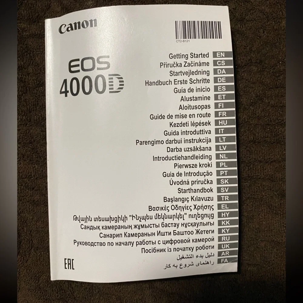 Canon EOS 4000D camera set